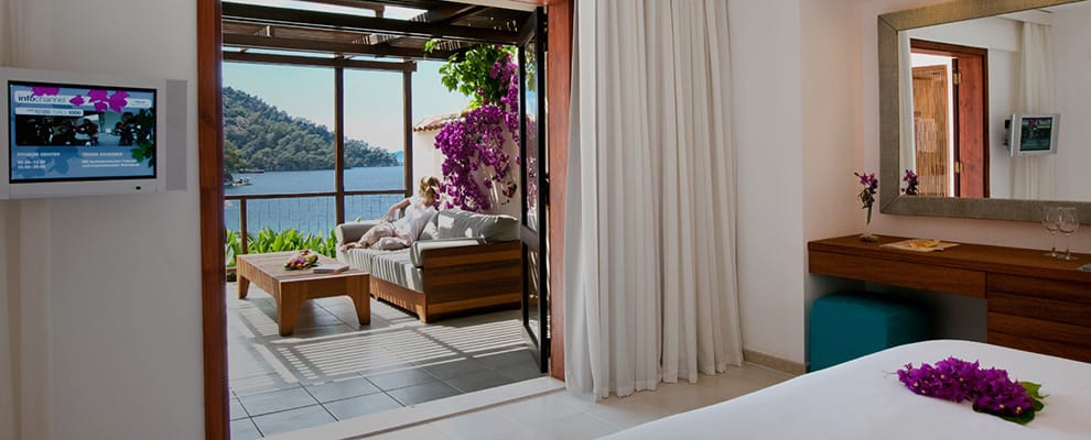 Deluxe Oda, 2 Adet Tek Kişilik Yataklı, Avlu Manzaralı